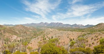Bunyeroo Lookout en panoramique, Flinders Ranges