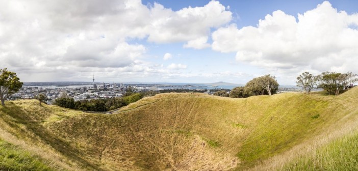 Panoramique de Mount Eden, Auckland