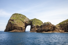 Une arche des Poor Knights Islands