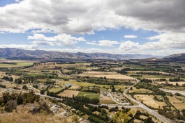 Wanaka depuis le sommet du mont Iron