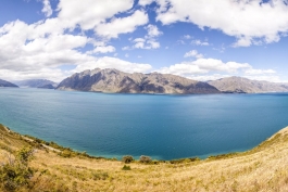 Panoramique du lac Hawea