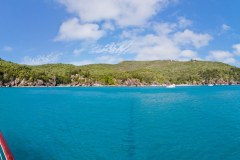 Panoramique de Hook Island depuis le bateau