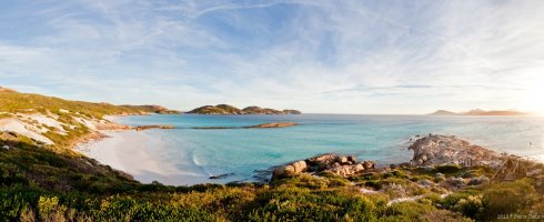 Panoramique de Lucky Bay, Cape Le Grand National Park, Australie Occidentale