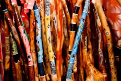 Didgeridoo, marché de nuit
