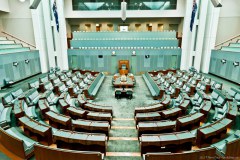 "House of Representatives", Parliament of Australia, Canberra (équivalent de notre assemblée nationale)