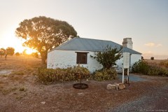 Coucher de soleil sur la Flinders Highway