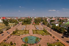 Panoramique de Vientiane Patuxay 2