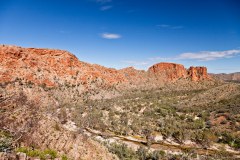La chaîne montagneuse des East Mac Donnell Ranges