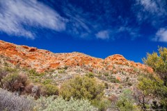 La chaîne montagneuse des East Mac Donnell Ranges