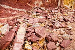 L'ocre d'Ochre Pit, utilisée par les aborigènes pour peindre et pour les cérémonies