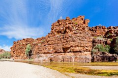 Panoramique au coeur des gorges de Trephina, East Mac Donnell Ranges
