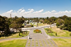 Melbourne depuis le Shrine of Remembrance