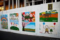 Dessins d'enfant sur les murs de Fitzroy