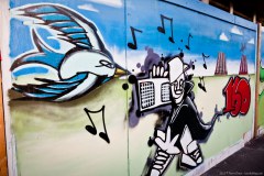 Tag  sur les murs du quartier de Fitzroy