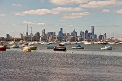 La ville vue depuis Williamstown