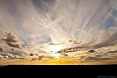 Coucher de soleil sur la Great Australian BIght