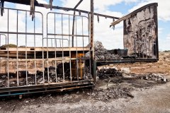 Un camion explosé sur les bas-côtés : endormi par l'ennui ?