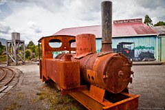 Ancien train desservant la ville de Tullah