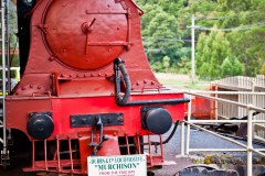 Ancien train, ville de Zeehan
