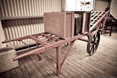 Anciens bagages, gare de Queenstown