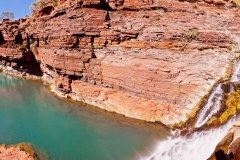 Panoramique de Fortescue Falls, Karijini National Park