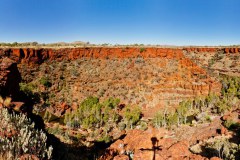 Panoramique de Dales Gorge, Parc National de Karijini