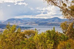 Vue sur Hobart depuis le mont Nelson