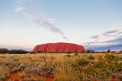 Uluru, coucher du soleil