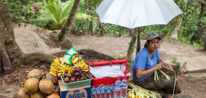 Commercante Balinaise Indonesie