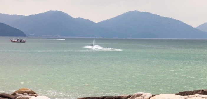 Plage Batu Ferringhi Penang Malaisie