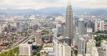Vue depuis KL Tower Kuala Lumpur Malaisie