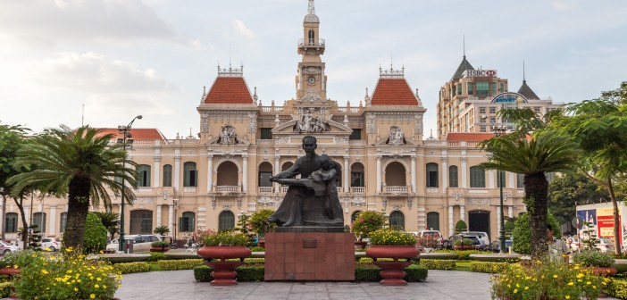 Hotel de ville Ho Chi Minh city Vietnam