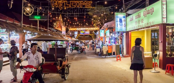 Siem Reap de nuit Cambodge