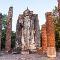 Temple Wat Sapan Hin, Sukhothai, Thailande