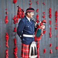 Cornemuse pour la cérémonie de clôture du War Memorial de Canberra