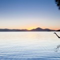 Wallis Lake au crépuscule