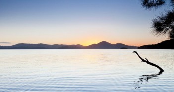 Wallis Lake au crépuscule