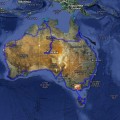 Notre itinéraire en van autour d'Australie