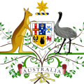 " Coat of arms of Australia ", l'écusson australien, symbole officiel du pays