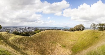 Panoramique de Mount Eden, Auckland